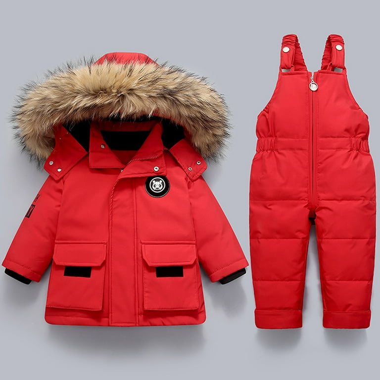 Down puffer snowsuit hot sale
