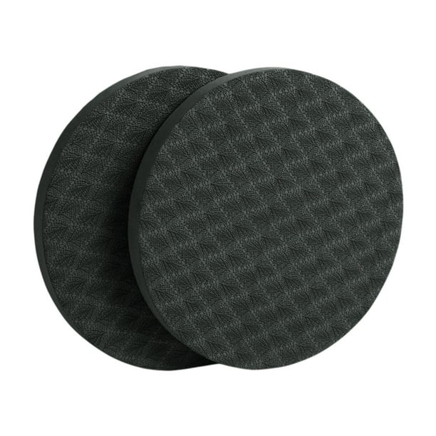 2 rodilleras de yoga ligeras para rodillas, codos, muñecas y manos. Negro