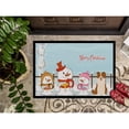 thumbnail image 3 of Carolines Treasures Merry Christmas Carolers Border Collie Red White Door Mat Indoor Rug or Outdoor Welcome Mat 24x36, 3 of 4