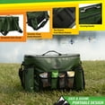 thumbnail image 5 of Wakeman Outdoors Kayak Cooler - 18L Seat Back Fishing Cooler, Water-Resistant Insulated Bag with 8-12 Hour Ice Retention, Fits 24 (330ml) Cans - Green, 5 of 11