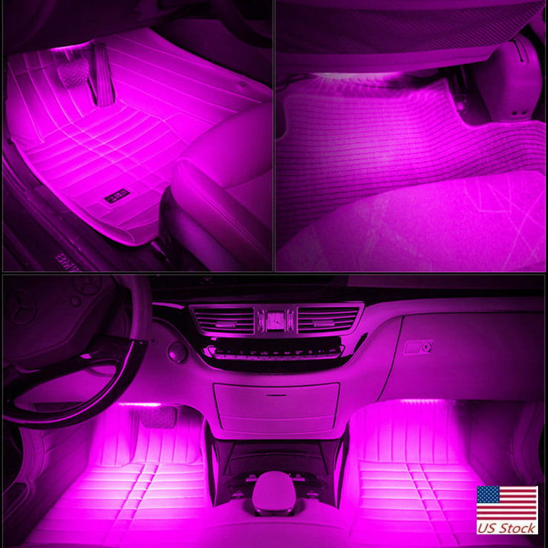 LED Luces Para Autos Carro Luce Coche Interior De Colores Decorativas Vehic