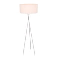 thumbnail image 5 of Cason 1 light Silver and White shade Floor lamp, 5 of 5