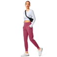 thumbnail image 5 of Women's Joggers Pants Lightweight Athletic Leggings High Waisted Tapered Lounge Pants for Workout, Yoga, Running Burgundy XXXL, 5 of 7