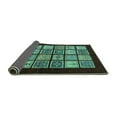 thumbnail image 2 of Ahgly Company Indoor Rectangle Oriental Turquoise Blue Modern Area Rugs, 7' x 9', 2 of 4