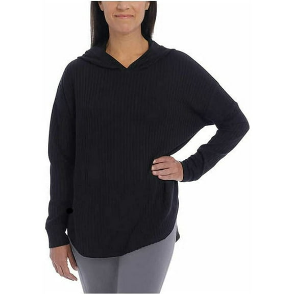 CHASER Ladies' Thermal Hoodie (Black, XXL)