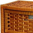 thumbnail image 5 of Handmade Natural Fiber 16-inch Chest of Drawers (China) Mocha, 5 of 5
