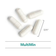 NutriCology MultiMin - Essential Mineral Blend with Macro Trace & Ultra Trace Minerals - Supports Mineral Balance Absorption & Cellular Function - 120 Servings - 120 Vegetarian Capsules