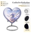 thumbnail image 3 of Crystal Dragon Heart Urns And Keepsakes For Ashes - Human Remains Urn Adult - Urns For Woman Human Ashes - Keepsake Urns For Ashes - Urns For Men Ashes Adult Male - Urns (Size - 3inch, 2pcs), 3 of 5