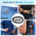 thumbnail image 2 of Step Counter 3d Pedometer Clip Sports Pedometer Accurate Pedometer Hiking Step Counter With Lanyard, 2 of 8
