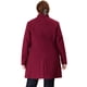 thumbnail image 4 of Abrigo largo de talla grande Agnes Orinda para mujer elegante invierno rojo 4X, 4 of 5