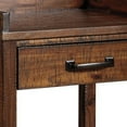 thumbnail image 3 of 2 Drawers and 1 Open Compartment Wooden Printer Stand with Casters Brown, 3 of 6