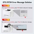 thumbnail image 5 of 075H 075 Toner Cartridge With Chip Compatible for Canon 075H 075 Toner Cartridge Set for Canon imageCLASS LBP646Cdw LBP647Cdw imageCLASS MF663Cdw MF665Cdw(Black, Cyan, Magenta, Yellow 4pack), 5 of 6