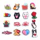 thumbnail image 1 of Juego de dijes de cocodrilo para niños, alfabeto, animales, comida, plantas, accesorios de PVC, sandalias, decoraciones, Jibz, regalo de Navidad, 25 tipos, 1 of 4