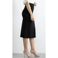 thumbnail image 5 of Women’s Classic Below Knee Pencil Skirt Stretch Line Midi Skirt of Business Casual Outfits, 5 of 6