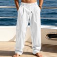 thumbnail image 2 of Mens Sweatpants with Pockets - Mesh Open Bottom Athletic Joggers for Men Loose Fit Gym Workout Running Casual Pants,mesh sweatpants White S, 2 of 6