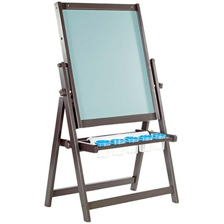 - Guidecraft 4-in-1 Flipping Floor Easel - Espresso