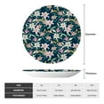 thumbnail image 2 of Yiaed Lilies Flowers Print Bone China Decorative Plate Ceramic Dinner Plates Art Crafts with Display Stand-10in, 2 of 6