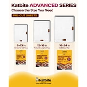 Katbite 200 Pcs 12x16 inch Heavy Duty Unbleached Flat Parchment Paper for Baking,White