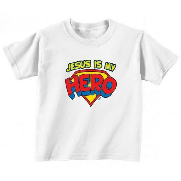 Jesus is My Hero Toddler and Kids T Shirt