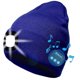 thumbnail image 1 of Gorro unisex con Bluetooth y luz LED, gorro de punto musical inalámbrico con auriculares estéreo para correr, senderismo y trotar (azul), 1 of 5