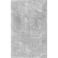 thumbnail image 2 of nuLOOM Kara Solid Shag Grey 3' x 5' Casual Area Rug, 2 of 9