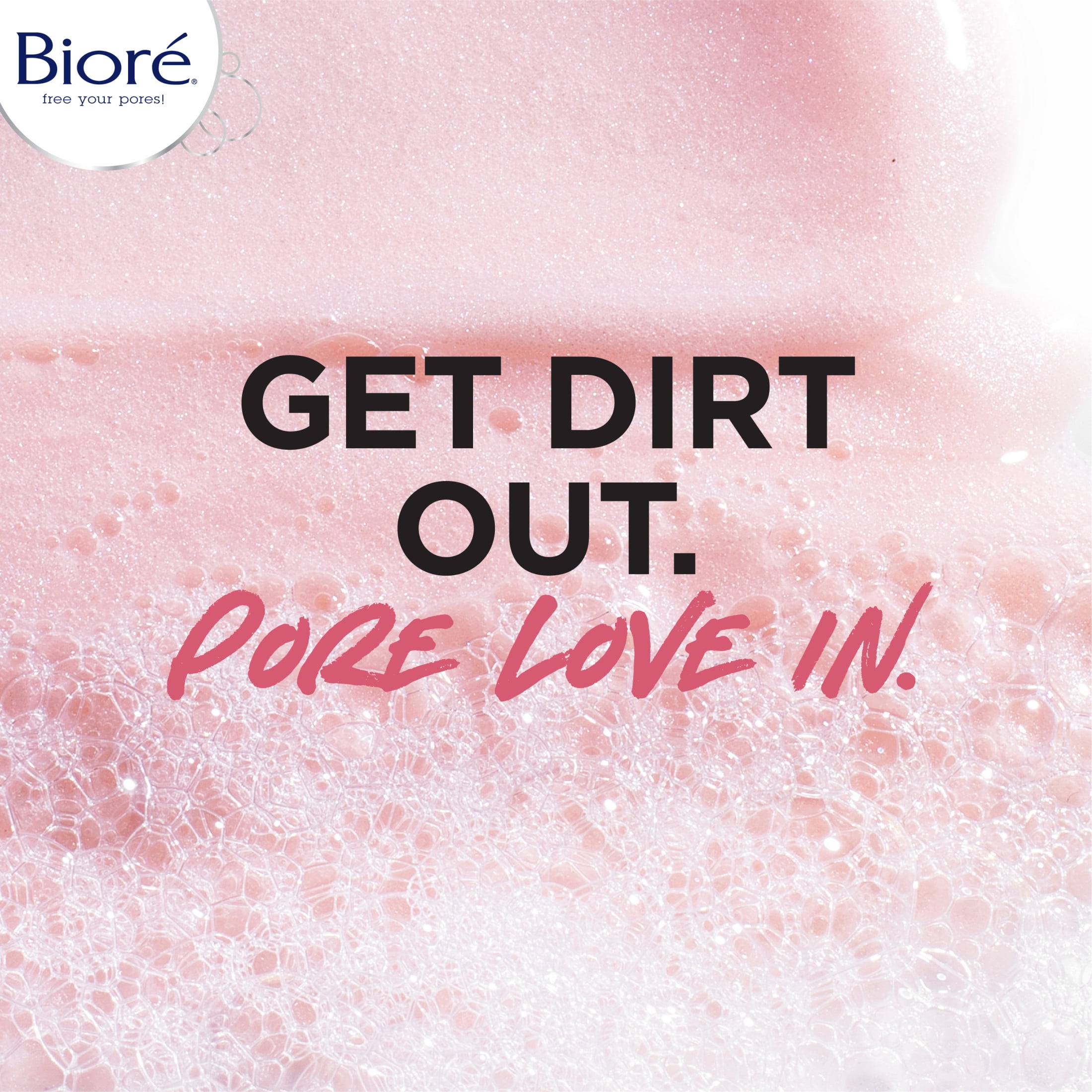 Bioré Rose Quartz + Charcoal Oil Gentle Pore Refining Facial Scrub, 4 fl oz