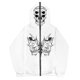 thumbnail image 4 of Sudadera de calavera oscura Y2K europea y americana, sudaderas con capucha para hombres y mujeres, sudadera gótica para parejas Harajuku, sudadera de Cremallera larga de gran tamaño, 4 of 5