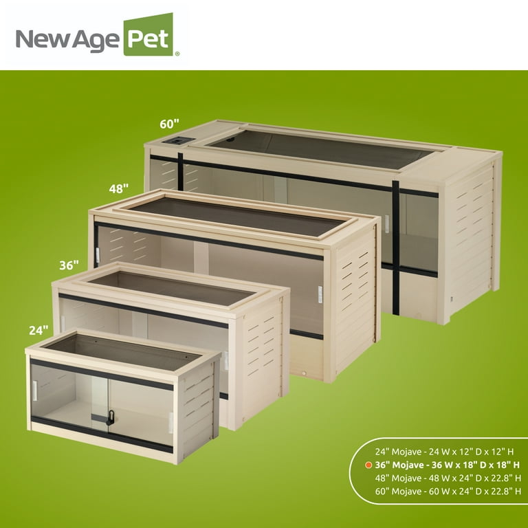 New Age Pet ECOFLEX 36 in. Mojave Reptile Habitat Lounge - Animal