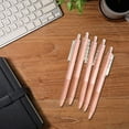 thumbnail image 5 of Dadiaei 5PCS Gel Pen set, Black Ink Pens Ultra Fine point Smooth Writing Pens with Silicone Grip, Retractable Cute Pens for Journaling NoteTaking sketching drawing stationery, 5 of 6