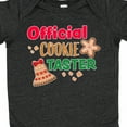 thumbnail image 4 of Inktastic Christmas Official Cookie Taster with Bell and Star Cookie Boys or Girls Baby Bodysuit, 4 of 5