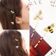 thumbnail image 4 of 1 pieza de horquillas de abeja dulce, pasadores laterales encantadores, horquillas para niñas, dama (negro y amarillo), 4 of 6