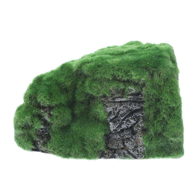 LEEYNEER Décoration de Rocher Fournitures pour Reptiles Réservoir de Terrarium Peau de Léopard Gecko Cachette de Tortue Cachette de Maison Réservoir Délicat Résine