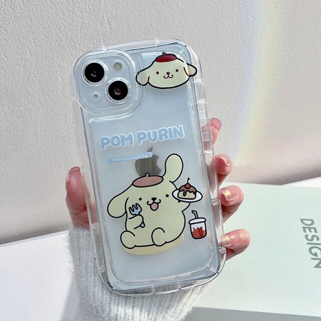 Hello Kitty Kuromi Clear Phone Case For Xiaomi Redmi Note 12 Turbo 11 Pro Plus 11S 9S 10 9 8 Pro Max 10T 9T Cartoon Soft Cover LXY