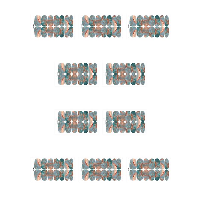 Jumpingount Calcomanías para decoración de uñas para niñas Kit de herramientas de manicura Tipo11 10Conjunto