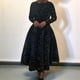 thumbnail image 4 of Vestido de Fiesta con Lentejuelas, Larga, Corte A, Acampanado, con Brillo y Brillo para Mujer, Talla Grande Negro M, 4 of 6