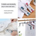 thumbnail image 5 of 6 Pcs Folding Clothes Hangers with Clips, 360 Degree Rotating Hook, Portable for Travel Outdoor Camping, 5 of 5