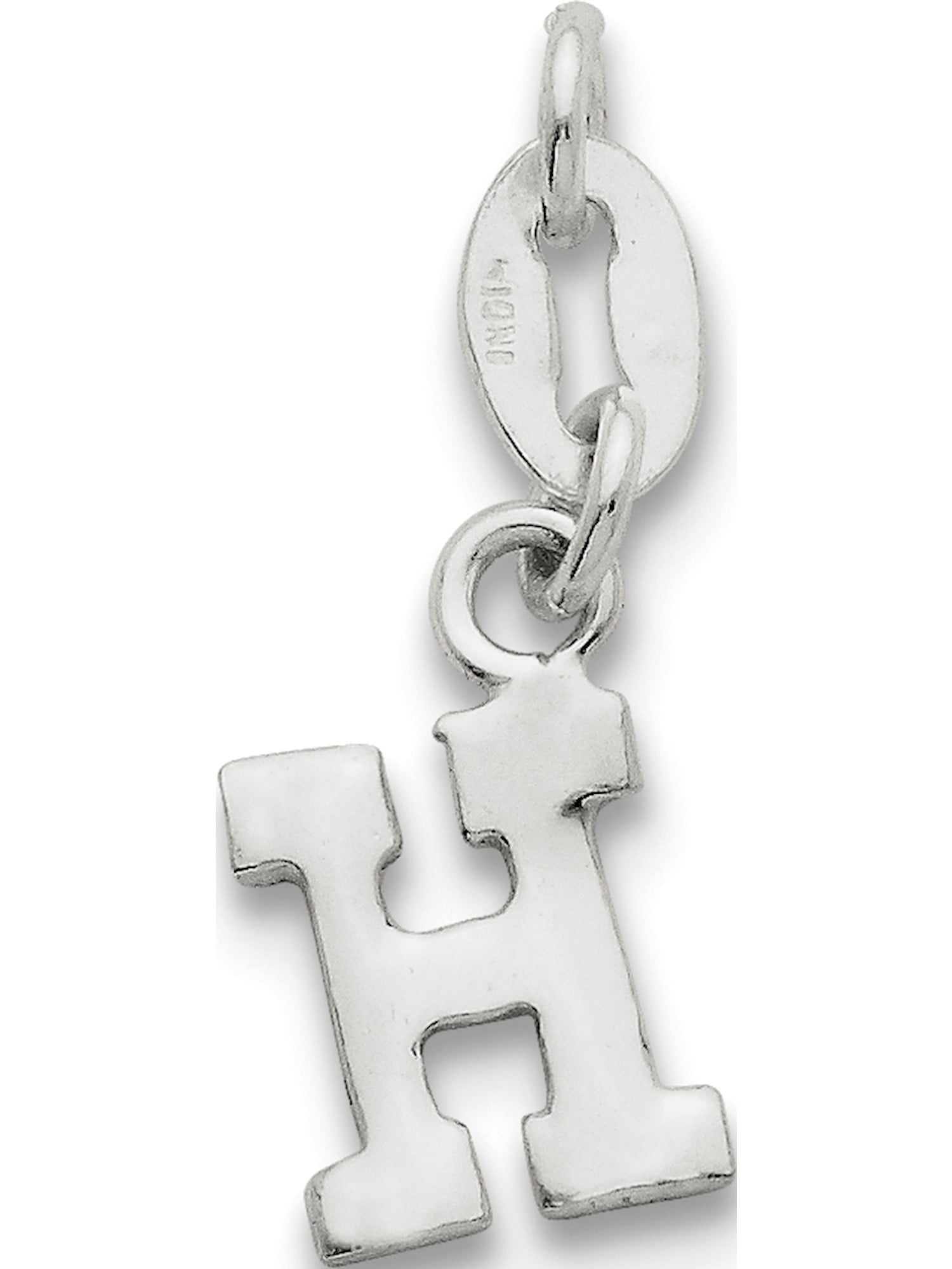925 Sterling Silver Initial H (7x16mm) Pendant / Charm Walmart Canada