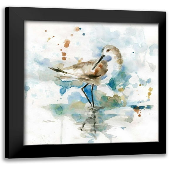 Robinson, Carol 12x12 Black Modern Framed Museum Art Print Titled - Palm Beach Piper