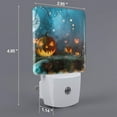 thumbnail image 2 of Balery Spooky Halloween Luz Nocturna LED con Sensor Automático, Enchufe con Sensor Crepuscular, Luz Suave de 0.5W para Dormitorio, Pasillo, Baño-UK, 2 of 7