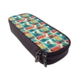 thumbnail image 6 of Lsque Colorful Hawaii Palms Printed Big Capacity PU Leather Pencil Case Large Pencil Pouch Stationery Pen Bag Pencil Holder for Teen, 6 of 6