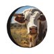 thumbnail image 1 of Balery Countryside Flower Cow Cubiertas para Neumáticos - Protector Resistente para Neumáticos de Camioneta, SUV, Remolque, Camper y RV-14 inch, 1 of 6