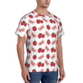 thumbnail image 5 of Rocae Strawberry for Men's Moisture-Wicking Crew Tee - T-Shirt for Sports, Outdoor Activities, and Casual WearMedium, 5 of 9