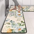 thumbnail image 2 of Kitchen Rugs Sets Of 2,Pioneer Flower Floral Print Pattern Anti Fatigue Kitchen Mat Rugs Non Slip Washable,Decorative Kitchen Floor Mats for Kitchen,Sink,Laundry,17"x47"+17"x47", 2 of 5