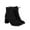 Black, variant on Summer Saving Clearance AXXD High-Heels Mid Mid-Calf Boots,Flat Steel Toe Shoes For Women Couples Outdoor Slouch Boots Womens Winter Boots 2024 Mid-Calf Boots For Clearence