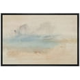 thumbnail image 3 of PixonSign Framed Canvas Print Wall Art Pastel Abstract Paint Stroke Landscape Nature Wilderness Illustrations Modern Art Decorative Minimal Rustic for Living Room, Bedroom, Office - 16"x24" Black, 3 of 5