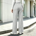 thumbnail image 6 of QINGFSAP Womens Fleece Sweatpants with Pockets Drawstring Waist Straight Leg Casual Daily Long Pants, 6 of 6