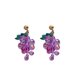 thumbnail image 3 of Sonducket 1 par de pendientes de aleación de zinc, pendientes de compromiso, joyería tipo 4 insectos Ropa, zapatos y accesorios Miscelánea Tipo 6 Uva Sonducket AP011280-02, 3 of 6