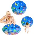 thumbnail image 2 of Water Play Mat for Babies Inflatable Tummy Time Water Play Mat for and Toddlers 3 to 12 Months Promote Development Toys, Cute Baby Play Mat, 2 of 9