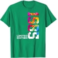 thumbnail image 5 of YHAJDS Women's Short Sleeve Tops 1985 Letter Print Round Neck Loose Casual Summer Tee, 5 of 5