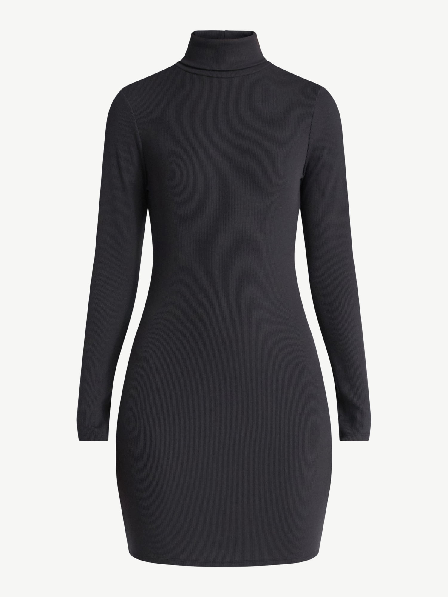 No Boundaries Turtle Neck Mini Dress, Women’s